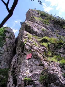 Klettersteig Felsen Canalone