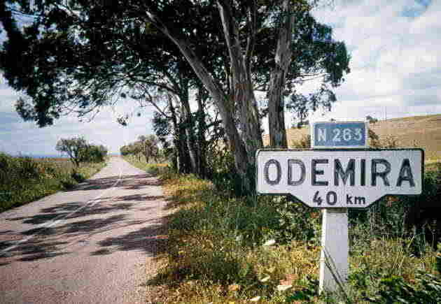 Odemira Strassenschild