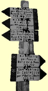 Wegweiser Dolomiten SW