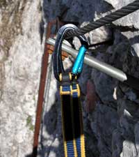 Zacchi Karabiner Stahlseil
